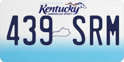 KY license plate 439SRM