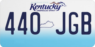 KY license plate 440JGB