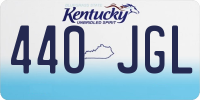 KY license plate 440JGL