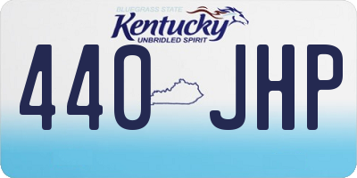 KY license plate 440JHP