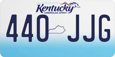 KY license plate 440JJG
