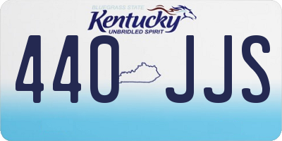 KY license plate 440JJS