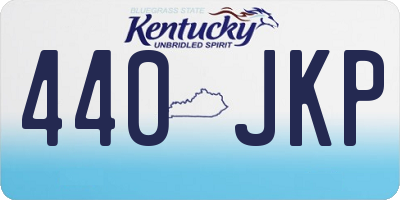 KY license plate 440JKP