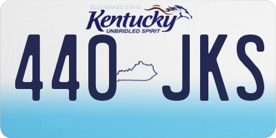 KY license plate 440JKS