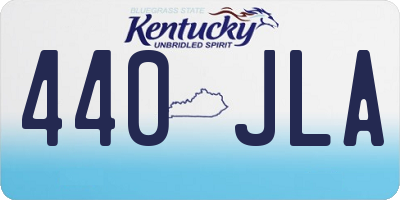 KY license plate 440JLA