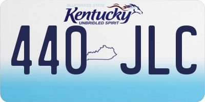 KY license plate 440JLC