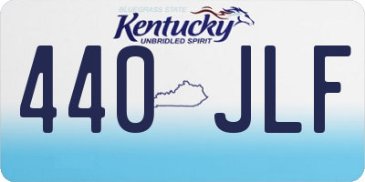 KY license plate 440JLF