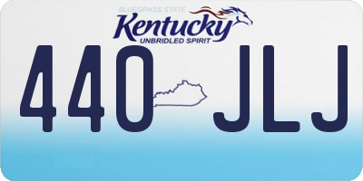 KY license plate 440JLJ