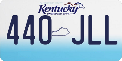 KY license plate 440JLL