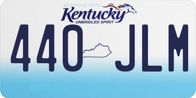 KY license plate 440JLM