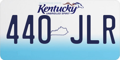 KY license plate 440JLR
