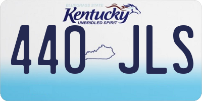 KY license plate 440JLS