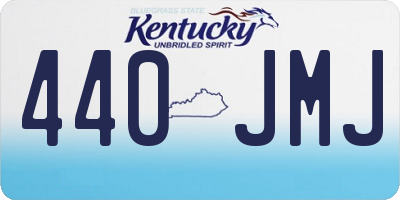 KY license plate 440JMJ