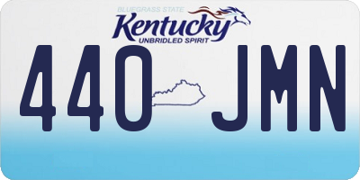 KY license plate 440JMN