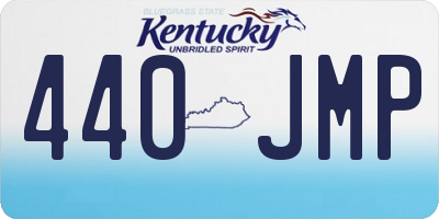 KY license plate 440JMP