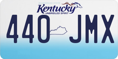 KY license plate 440JMX