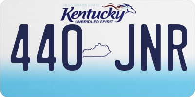 KY license plate 440JNR
