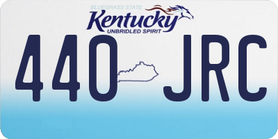 KY license plate 440JRC
