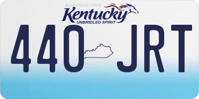KY license plate 440JRT
