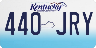 KY license plate 440JRY