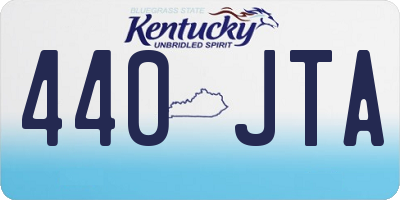 KY license plate 440JTA