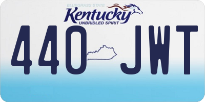 KY license plate 440JWT