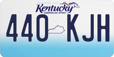 KY license plate 440KJH