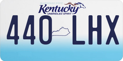 KY license plate 440LHX