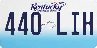 KY license plate 440LIH