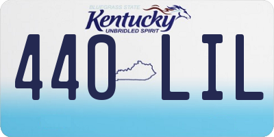 KY license plate 440LIL