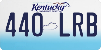 KY license plate 440LRB