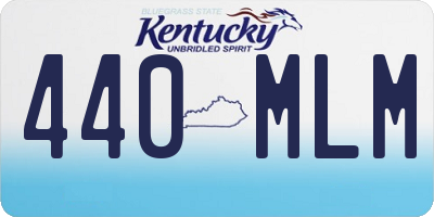 KY license plate 440MLM
