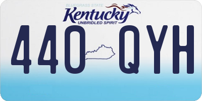 KY license plate 440QYH