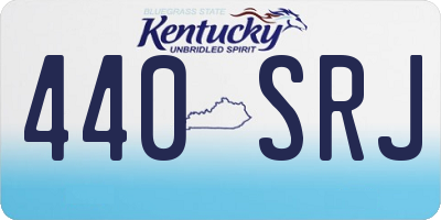 KY license plate 440SRJ