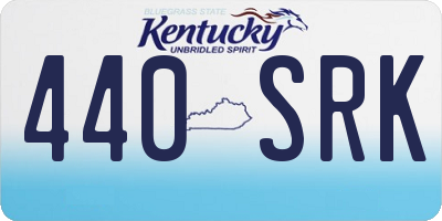 KY license plate 440SRK