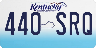 KY license plate 440SRQ