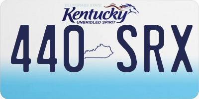 KY license plate 440SRX