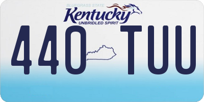 KY license plate 440TUU