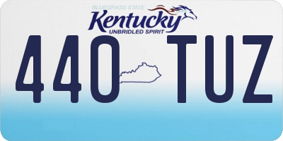 KY license plate 440TUZ