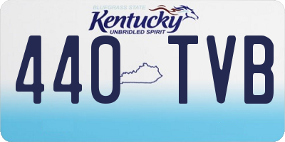 KY license plate 440TVB