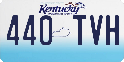KY license plate 440TVH