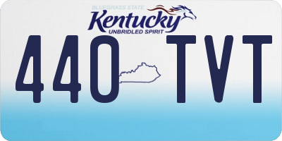 KY license plate 440TVT