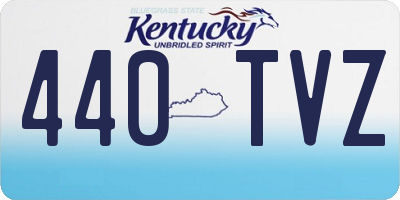 KY license plate 440TVZ