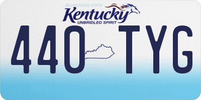 KY license plate 440TYG