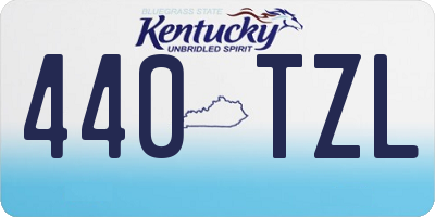 KY license plate 440TZL