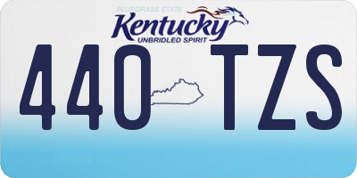 KY license plate 440TZS
