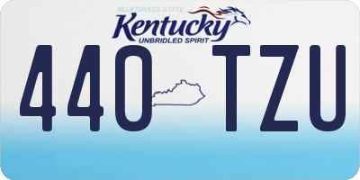 KY license plate 440TZU