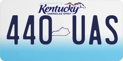 KY license plate 440UAS