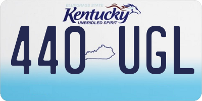 KY license plate 440UGL