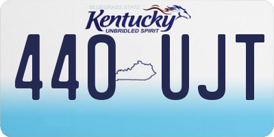 KY license plate 440UJT